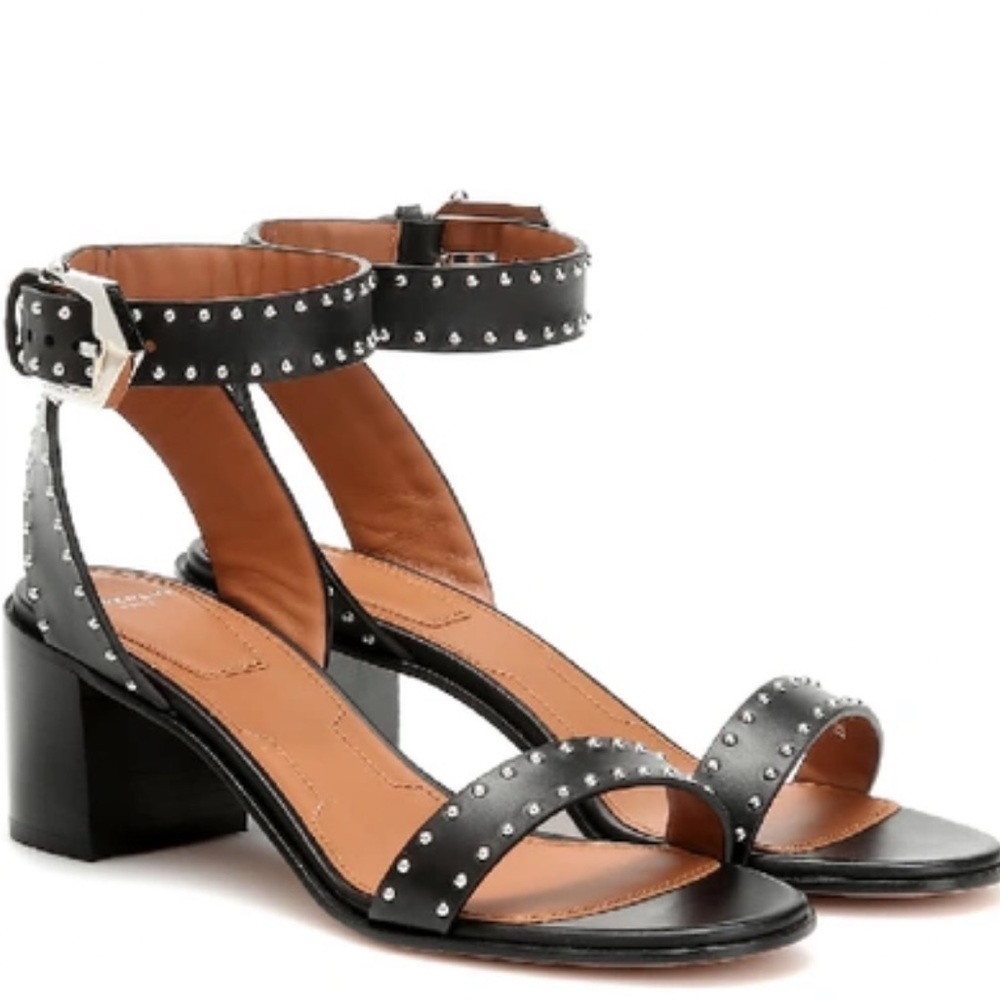 New Givenchy Elegant Studded Leather Sandals